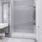 Anzzi Leon 60 in. x 76 in. Frameless Sliding Shower Door in Brushed Gold SD-AZ8077-02BG - alternate 1